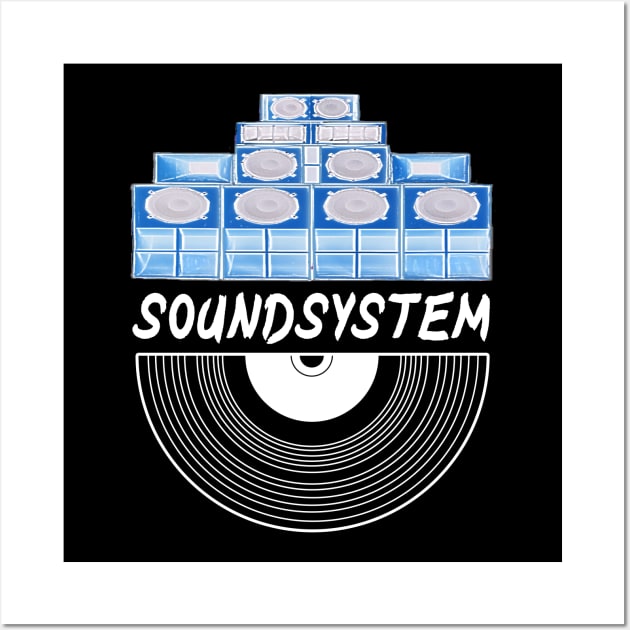 Soundsystem Vinyl Wall Art by T-Shirt Dealer